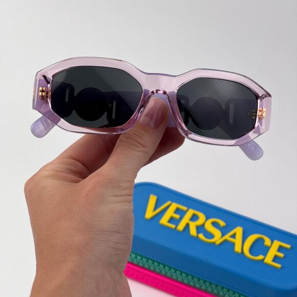 Versace Kids VK4429U Sunglasses – Transparent Lavender Frame| Model 552687 - Picture 2 of 9